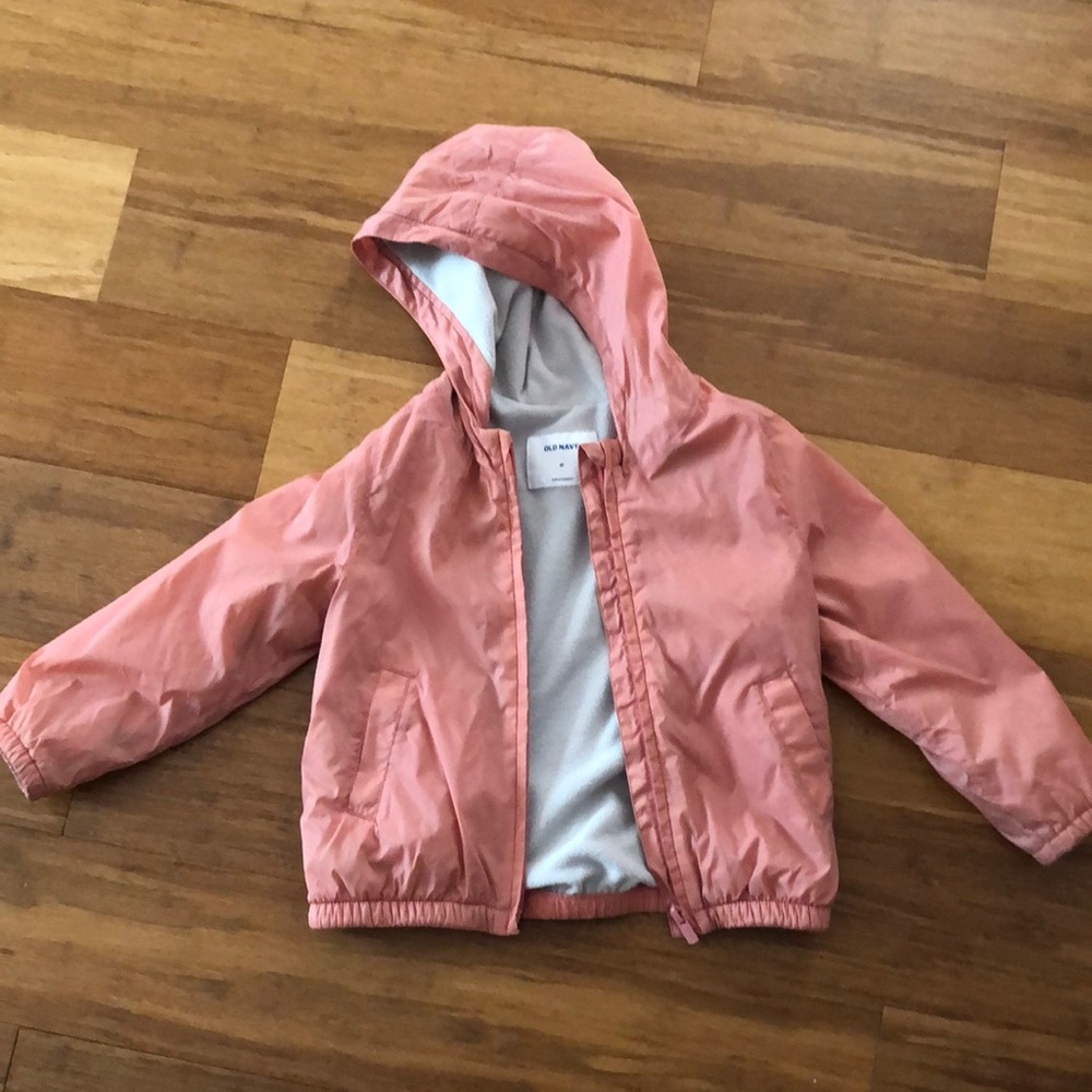 Old navy pink wind breaker 4T